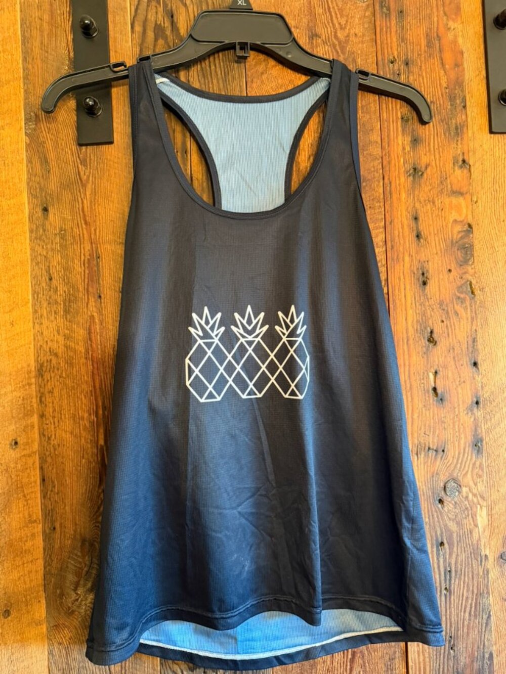 Tres Piñas Racerback Tank Top - Black - Size M